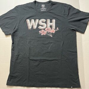 Share Washington Nationals XXL Black T Shirt Tee NATS Cherry Blossom W Cotton DC
